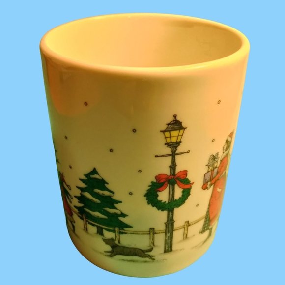 Studio Nova Christmas Coffee Cup Victorian Scene Shopping Christmas Tree - Picture 2 of 9